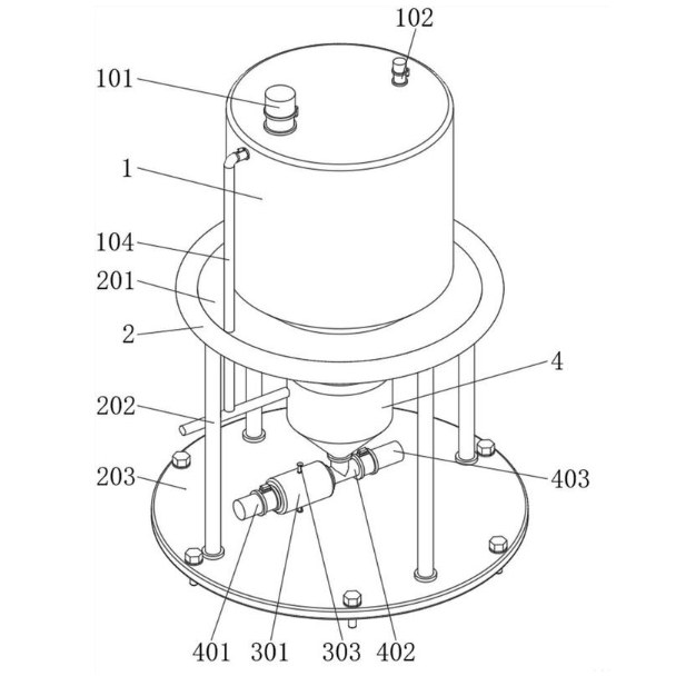 Yinchi Imateteza Patent ya Pampu Yatsopano ya Fluidized Silo Conveyor yokhala ndi Fluidization Chipangizo